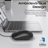 Promate MaxComfort Adjustable DPI Wired Optical Mouse, 2400DPI High Precision, 1.5m Cable Length - Al Kabayel Discount CentrePromate MaxComfort Adjustable DPI Wired Optical Mouse, 2400DPI High Precision, 1.5m Cable LengthElectronic AppliancesPROMATEAl Kabayel Discount Centre