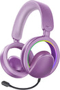 Promate Novon Open - Ear Bluetooth Headphones with Detachable Mic, RGB Light Modes, 40mm Dynamic Drivers, 20H Battery, Bluetooth v6.0, ABS - PC Build for Gaming, Workouts, and Streaming Purple - Al Kabayel Discount CentrePromate Novon Open - Ear Bluetooth Headphones with Detachable Mic, RGB Light Modes, 40mm Dynamic Drivers, 20H Battery, Bluetooth v6.0, ABS - PC Build for Gaming, Workouts, and Streaming PurpleElectronic AppliancesPROMATEAl Kabayel Discount Centre