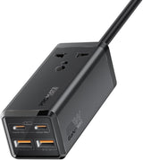 Promate Power Strip, 5 - in - 1 Multi - Port 65W GaNFast Power Extension, 2500W AC Socket, Dual USB - C Power Delivery Ports, Dual QC 3.0 Ports, 2m Cable, PowerBrix - GaN65 - Al Kabayel Discount CentrePromate Power Strip, 5 - in - 1 Multi - Port 65W GaNFast Power Extension, 2500W AC Socket, Dual USB - C Power Delivery Ports, Dual QC 3.0 Ports, 2m Cable, PowerBrix - GaN65Cords & AdaptersPROMATEAl Kabayel Discount Centre