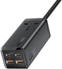 Promate Power Strip, 5 - in - 1 Multi - Port 65W GaNFast Power Extension, 2500W AC Socket, Dual USB - C Power Delivery Ports, Dual QC 3.0 Ports, 2m Cable, PowerBrix - GaN65 - Al Kabayel Discount CentrePromate Power Strip, 5 - in - 1 Multi - Port 65W GaNFast Power Extension, 2500W AC Socket, Dual USB - C Power Delivery Ports, Dual QC 3.0 Ports, 2m Cable, PowerBrix - GaN65Cords & AdaptersPROMATEAl Kabayel Discount Centre