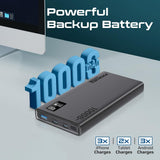 Promate Universal 10000mAh Ultra - Slim Power Bank, with 20W USB - C Input/Output Port, QC 3.0 Output, USB - C Ports, LCD Screen and Over - Heating Protection for Smartphones and Tablets, Bolt - 10PD - Al Kabayel Discount CentrePromate Universal 10000mAh Ultra - Slim Power Bank, with 20W USB - C Input/Output Port, QC 3.0 Output, USB - C Ports, LCD Screen and Over - Heating Protection for Smartphones and Tablets, Bolt - 10PDMobile AccessoriesPROMATEAl Kabayel Discount Centre