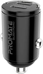 Promate USB - C Car Charger, Ultra - Compact Fast 40W Power Delivery Adapter with Dual USB - C Ports, Built - In Mini Handle, Aluminum Alloy and Short - Circuit Protection for iPhone 14, Galaxy S22,Bullet - PD40 - Al Kabayel Discount CentrePromate USB - C Car Charger, Ultra - Compact Fast 40W Power Delivery Adapter with Dual USB - C Ports, Built - In Mini Handle, Aluminum Alloy and Short - Circuit Protection for iPhone 14, Galaxy S22,Bullet - PD40Cords & AdaptersPROMATEAl Kabayel Discount Centre