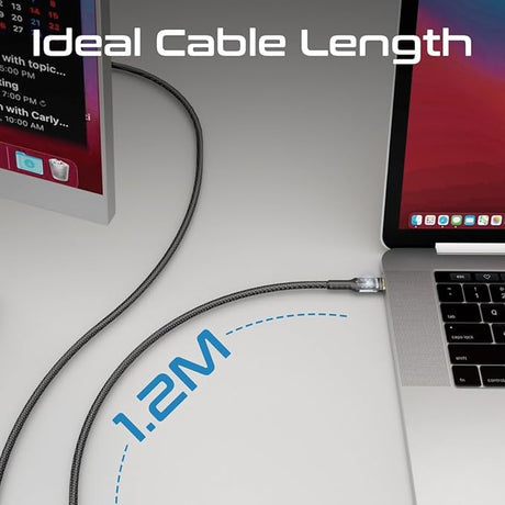 PROMATE USB - C to USB - C Cable, 1.2meter Fast - Charging 100W, LED, 480Mbps Data Sync, LucidLine - CC120 Black - Al Kabayel Discount CentrePROMATE USB - C to USB - C Cable, 1.2meter Fast - Charging 100W, LED, 480Mbps Data Sync, LucidLine - CC120 BlackCords & AdaptersPROMATEAl Kabayel Discount Centre