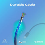 Promate USB - C to USB - C Cable, Premium 60W Power Delivery Fast Charging Cable, 480Mbps Data Sync, 200cm Anti - Tangle Nylon Braided Cord for iPhone 17, Galaxy S25, iPad Air, Dell, ECOLINE - CC200.NAVY - Al Kabayel Discount CentrePromate USB - C to USB - C Cable, Premium 60W Power Delivery Fast Charging Cable, 480Mbps Data Sync, 200cm Anti - Tangle Nylon Braided Cord for iPhone 17, Galaxy S25, iPad Air, Dell, ECOLINE - CC200.NAVYCords & AdaptersPROMATEAl Kabayel Discount Centre