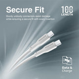 Promate USB - C to USB - C Cable, Premium 60W Power Delivery Fast Charging Type - C Cable with 480Mbps Data Sync and 100cm Anti - Tangle Silicone Cord for Galaxy S25, iPad Air, XCord - CC White - Al Kabayel Discount CentrePromate USB - C to USB - C Cable, Premium 60W Power Delivery Fast Charging Type - C Cable with 480Mbps Data Sync and 100cm Anti - Tangle Silicone Cord for Galaxy S25, iPad Air, XCord - CC WhiteCords & AdaptersPROMATEAl Kabayel Discount Centre