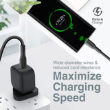 Promate USB - C to USB - C Cable, Premium 60W Power Delivery Fast Charging Type - C Cable with 480Mbps Data Sync and 100cm Anti - Tangle Silicone Cord for Galaxy S25, iPhone 17, XCord - CC Black - Al Kabayel Discount CentrePromate USB - C to USB - C Cable, Premium 60W Power Delivery Fast Charging Type - C Cable with 480Mbps Data Sync and 100cm Anti - Tangle Silicone Cord for Galaxy S25, iPhone 17, XCord - CC BlackCords & AdaptersPROMATEAl Kabayel Discount Centre