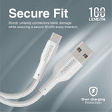 Promate USB to USB - C Cable, Durable Silicone Type - C Charging Cable with 2A Fast Charging, 480 Mbps Data Sync, 1m Anti - Tangle Wire and 10000 Long Bend Lifespan for Galaxy S22, iPad Air, XCord - AC White - Al Kabayel Discount CentrePromate USB to USB - C Cable, Durable Silicone Type - C Charging Cable with 2A Fast Charging, 480 Mbps Data Sync, 1m Anti - Tangle Wire and 10000 Long Bend Lifespan for Galaxy S22, iPad Air, XCord - AC WhiteCords & AdaptersPROMATEAl Kabayel Discount Centre