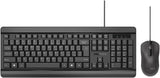 Promate Wired Keyboard and Mouse Combo, Ergonomic Slim Full - Size Quiet Keyboard, 2400 DPI Ambidextrous Mouse, Spill - Resistance, Media Keys, Plug and Play for iMac, MacBook Pro, English/Arabic Layout - Al Kabayel Discount CentrePromate Wired Keyboard and Mouse Combo, Ergonomic Slim Full - Size Quiet Keyboard, 2400 DPI Ambidextrous Mouse, Spill - Resistance, Media Keys, Plug and Play for iMac, MacBook Pro, English/Arabic LayoutElectronic AppliancesPROMATEAl Kabayel Discount Centre