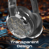 Promate Wireless Headphones, Hi - Fidelity Transparent ANC Bluetooth v5.3 Headset, RGB Lights, Mic, Foldable Design, 40H Playtime, 600mAh Battery, 3.5mm Jack for iPhone15, Galaxy S25, TRANSTUNE.SILVER - Al Kabayel Discount CentrePromate Wireless Headphones, Hi - Fidelity Transparent ANC Bluetooth v5.3 Headset, RGB Lights, Mic, Foldable Design, 40H Playtime, 600mAh Battery, 3.5mm Jack for iPhone15, Galaxy S25, TRANSTUNE.SILVERElectronic AppliancesPROMATEAl Kabayel Discount Centre