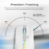 Promate Wireless Mouse, Ergonomic 500mAh Rechargeable LED Backlit Mice with Adjustable 1600DPI, 6 Functional Buttons, RGB Modes and 2.4Ghz Wireless Transmission for MacBook Air, Dell XPS 13 Kitt White - Al Kabayel Discount CentrePromate Wireless Mouse, Ergonomic 500mAh Rechargeable LED Backlit Mice with Adjustable 1600DPI, 6 Functional Buttons, RGB Modes and 2.4Ghz Wireless Transmission for MacBook Air, Dell XPS 13 Kitt WhiteElectronic AppliancesPROMATEAl Kabayel Discount Centre
