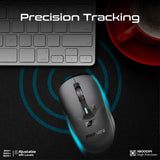 Promate Wireless Mouse, Ergonomic 500mAh Rechargeable Mice, Dual Mode Connectivity, Bluetooth v5.1, 2.4Ghz Transmission, Adjustable 1600DPI, 6 Functional Buttons for MacBook, Dell, Asus, SAMO.BLACK - Al Kabayel Discount CentrePromate Wireless Mouse, Ergonomic 500mAh Rechargeable Mice, Dual Mode Connectivity, Bluetooth v5.1, 2.4Ghz Transmission, Adjustable 1600DPI, 6 Functional Buttons for MacBook, Dell, Asus, SAMO.BLACKElectronic AppliancesPROMATEAl Kabayel Discount Centre