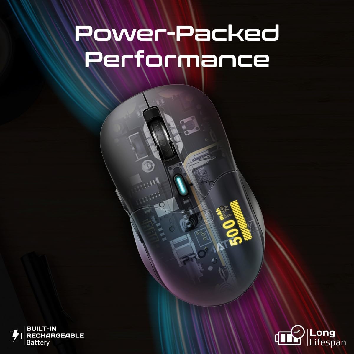 Promate Wireless Mouse, Ergonomic 500mAh Rechargeable Mice, Dual Mode Connectivity, Bluetooth v5.1, 2.4Ghz Transmission, Adjustable 1600DPI, 6 Functional Buttons for MacBook, Dell, Asus, SAMO.BLACK - Al Kabayel Discount CentrePromate Wireless Mouse, Ergonomic 500mAh Rechargeable Mice, Dual Mode Connectivity, Bluetooth v5.1, 2.4Ghz Transmission, Adjustable 1600DPI, 6 Functional Buttons for MacBook, Dell, Asus, SAMO.BLACKElectronic AppliancesPROMATEAl Kabayel Discount Centre