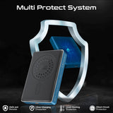 Promate Wireless Ultra - Compact 10000mAh Power Bank with Ultra - Fast 15W MagSafe Compatible Charging, Super - Fast 20W USB - C Input/Output Port Smart Battery Indicators, Blade - 10 Blue - Al Kabayel Discount CentrePromate Wireless Ultra - Compact 10000mAh Power Bank with Ultra - Fast 15W MagSafe Compatible Charging, Super - Fast 20W USB - C Input/Output Port Smart Battery Indicators, Blade - 10 BlueMobile AccessoriesPROMATEAl Kabayel Discount Centre