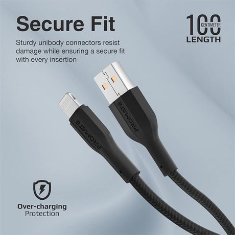 PROMATE Xcord - AI200 2meter USB Lightning Cable - Al Kabayel Discount CentrePROMATE Xcord - AI200 2meter USB Lightning CableCords & AdaptersPROMATEAl Kabayel Discount Centre