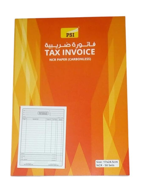 Psi Tax Invoice Book 50Sets - Al Kabayel Discount CentrePsi Tax Invoice Book 50SetsNotepads & Legal PadsPSIAl Kabayel Discount Centre