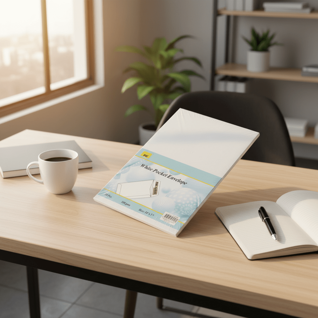 PSI White Pocket Envelope – 50 Pcs | 100 GSM | 10" × 7" - Al Kabayel Discount CentrePSI White Pocket Envelope – 50 Pcs | 100 GSM | 10" × 7"Envelopes & Mailing SuppliesPSIAl Kabayel Discount Centre