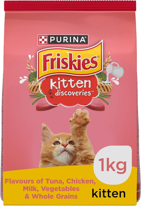 Purina Friskies Kitten Discoveries Cat Dry Food - 1KG - Al Kabayel Discount CentrePurina Friskies Kitten Discoveries Cat Dry Food - 1KGPet SuppliesPURINA FRISKIESAl Kabayel Discount Centre
