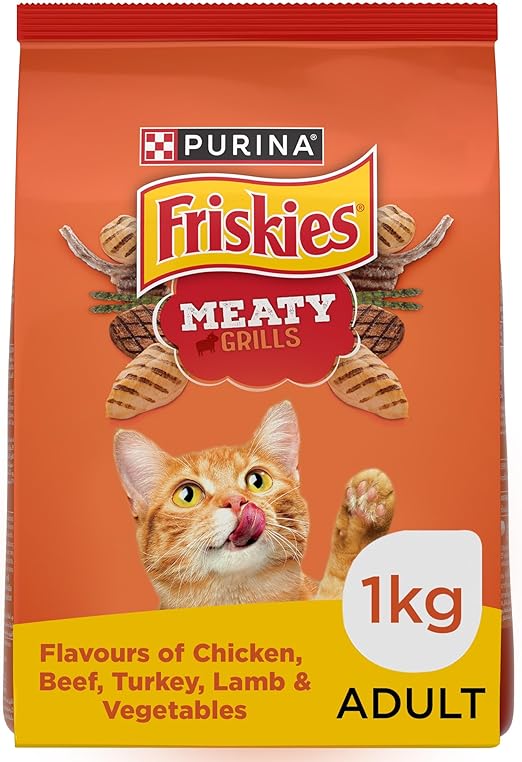 Purina Friskies Meaty Grill Cat Dry Food - 1KG - Al Kabayel Discount CentrePurina Friskies Meaty Grill Cat Dry Food - 1KGPet SuppliesPURINA FRISKIESAl Kabayel Discount Centre