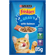 Purina Friskies Salmon Chunks in Gravy Wet Cat Food Pouch 85g - Al Kabayel Discount CentrePurina Friskies Salmon Chunks in Gravy Wet Cat Food Pouch 85gPet SuppliesPURINA FRISKIESAl Kabayel Discount Centre