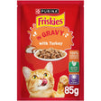 Purina Friskies Turkey in Gravy Adult Cat Wet Food 85g - Al Kabayel Discount CentrePurina Friskies Turkey in Gravy Adult Cat Wet Food 85gPet SuppliesPURINA FRISKIESAl Kabayel Discount Centre