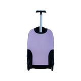 Wires Big Wheel School Bag Trolley Set of 3 (Lunch Bag & Pencil Case) Purple