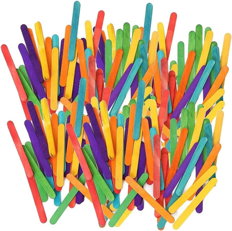 QING MIAN 50pcs Colourful Wooden Chip Craft Stick 11.4cm*1cm - Al Kabayel Discount CentreQING MIAN 50pcs Colourful Wooden Chip Craft Stick 11.4cm*1cmDisposableQING MIANAl Kabayel Discount Centre