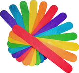 QING MIAN 50pcs Colourful Wooden Chip Craft Stick 15cm*1.6cm - Al Kabayel Discount CentreQING MIAN 50pcs Colourful Wooden Chip Craft Stick 15cm*1.6cmDisposableQING MIANAl Kabayel Discount Centre