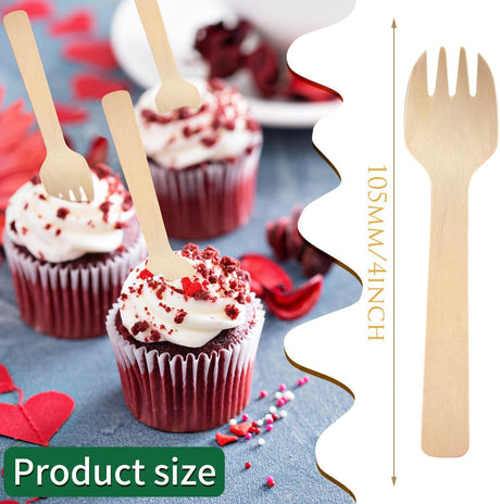QING MIAN 50pcs Disposable Wooden Fork 10.5cm - Al Kabayel Discount CentreQING MIAN 50pcs Disposable Wooden Fork 10.5cmCookware AccessoriesQING MIANAl Kabayel Discount Centre