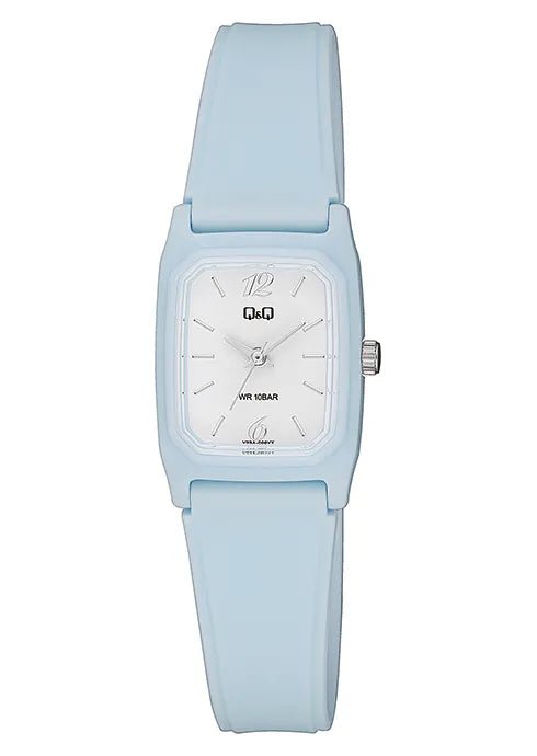 Q&Q V33A - 006VY analog watch with a light blue resin case and strap - Al Kabayel Discount CentreQ&Q V33A - 006VY analog watch with a light blue resin case and strapWatchesQ&QAl Kabayel Discount Centre