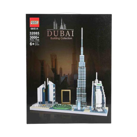 QS08 Buliding Blocks Playset, Dubai Building Collection 3000+ pieces, 32cm*8cm*36cm - Al Kabayel Discount CentreQS08 Buliding Blocks Playset, Dubai Building Collection 3000+ pieces, 32cm*8cm*36cmBuilding ToysQS08Al Kabayel Discount Centre