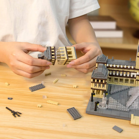 QS08 Buliding Blocks Playset, Le Louvre Museum Building Collection 3000+ pieces, 24cm*16cm*14.5cm - Al Kabayel Discount CentreQS08 Buliding Blocks Playset, Le Louvre Museum Building Collection 3000+ pieces, 24cm*16cm*14.5cmBuilding ToysQS08Al Kabayel Discount Centre