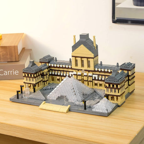 QS08 Buliding Blocks Playset, Le Louvre Museum Building Collection 3000+ pieces, 24cm*16cm*14.5cm - Al Kabayel Discount CentreQS08 Buliding Blocks Playset, Le Louvre Museum Building Collection 3000+ pieces, 24cm*16cm*14.5cmBuilding ToysQS08Al Kabayel Discount Centre