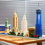 QS08 Buliding Blocks Playset, New York City Building Collection 4780+ pieces, 40cm*8cm*26cm - Al Kabayel Discount CentreQS08 Buliding Blocks Playset, New York City Building Collection 4780+ pieces, 40cm*8cm*26cmBuilding ToysQS08Al Kabayel Discount Centre