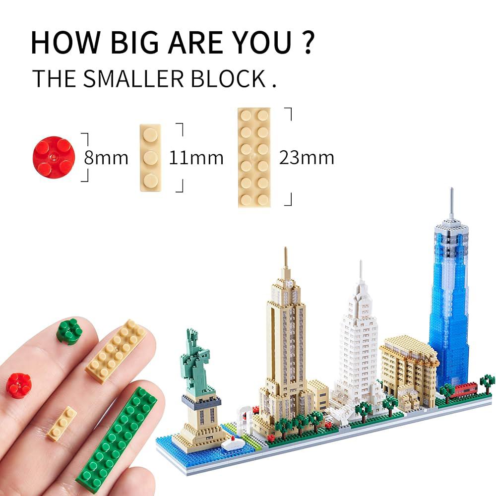 QS08 Buliding Blocks Playset, New York City Building Collection 4780+ pieces, 40cm*8cm*26cm - Al Kabayel Discount CentreQS08 Buliding Blocks Playset, New York City Building Collection 4780+ pieces, 40cm*8cm*26cmBuilding ToysQS08Al Kabayel Discount Centre