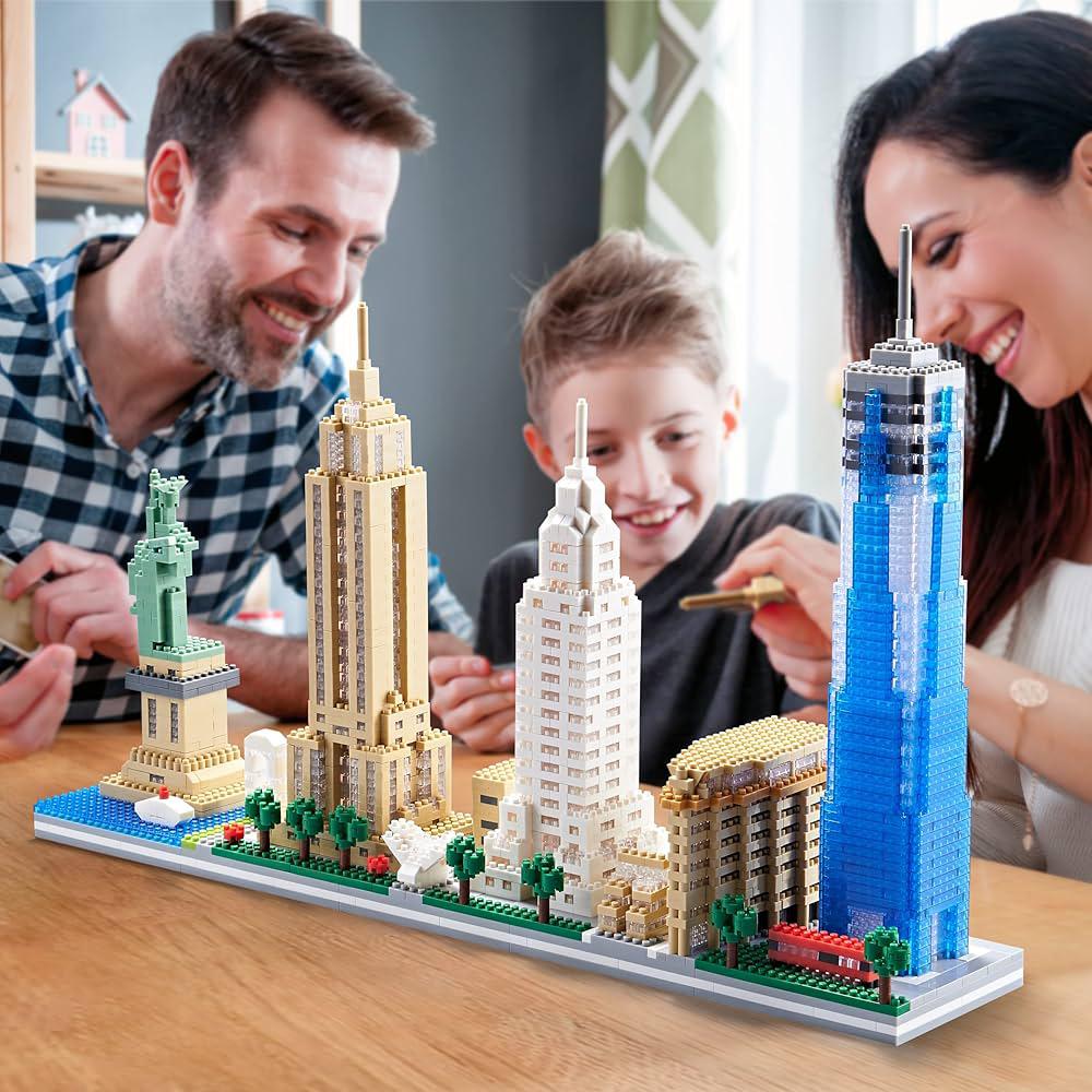 QS08 Buliding Blocks Playset, New York City Building Collection 4780+ pieces, 40cm*8cm*26cm - Al Kabayel Discount CentreQS08 Buliding Blocks Playset, New York City Building Collection 4780+ pieces, 40cm*8cm*26cmBuilding ToysQS08Al Kabayel Discount Centre