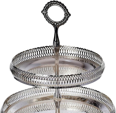 Queen Anne 3 Tier Cake Galleried Stand 25X40Cm - Al Kabayel Discount CentreQueen Anne 3 Tier Cake Galleried Stand 25X40CmStylish ServewareQUEEN ANNEAl Kabayel Discount Centre