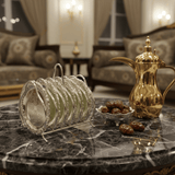 Queen Anne Silver Metal 6 - Piece Coaster Set with Stand for Table Protection & Elegant Dining – 9cm - Al Kabayel Discount CentreQueen Anne Silver Metal 6 - Piece Coaster Set with Stand for Table Protection & Elegant Dining – 9cmKitchen Utensils & GadgetsQUEEN ANNEAl Kabayel Discount Centre