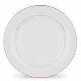 Queens White Ceramic Dinner Plate with Golden Rim — 10.5 Inch - Al Kabayel Discount CentreQueens White Ceramic Dinner Plate with Golden Rim — 10.5 InchPlatesQUEENSAl Kabayel Discount Centre