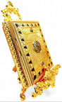 Quran Box With Stand Golden Black Small 17x12cm - Al Kabayel Discount CentreQuran Box With Stand Golden Black Small 17x12cmHome Décor AccentsAKDCAl Kabayel Discount Centre