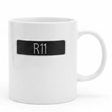 R11 Ceramic Mug 350ml | White Mug with Rhinestone Black Label Design - Al Kabayel Discount CentreR11 Ceramic Mug 350ml | White Mug with Rhinestone Black Label DesignMugsAKDCAl Kabayel Discount Centre