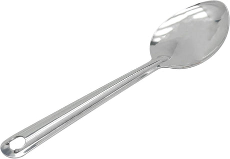Raj 28cm Stainless Steel Basting Spoon BS0003 – Versatile Cooking Spoon - Al Kabayel Discount CentreRaj 28cm Stainless Steel Basting Spoon BS0003 – Versatile Cooking SpoonSpoonsRAJAl Kabayel Discount Centre