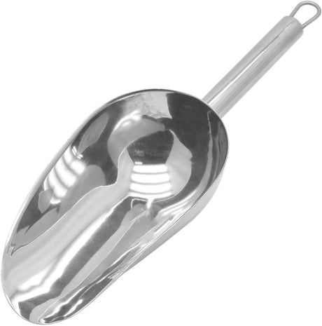Raj 4.5 Inch Stainless Steel Heavy Scoop with Pipe Handle – PHHS03 - Al Kabayel Discount CentreRaj 4.5 Inch Stainless Steel Heavy Scoop with Pipe Handle – PHHS03Spatulas And SpoonsRAJAl Kabayel Discount Centre