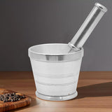 Raj Aluminium Mortar With Stand, Silver, RAM003, Garlic Crusher Manual Spices Grinder Chutney Maker Ideal for Ginger Garlic, Herbs Grinder - 12CM - Al Kabayel Discount CentreRaj Aluminium Mortar With Stand, Silver, RAM003, Garlic Crusher Manual Spices Grinder Chutney Maker Ideal for Ginger Garlic, Herbs Grinder - 12CMKitchen Utensils & GadgetsRAJAl Kabayel Discount Centre