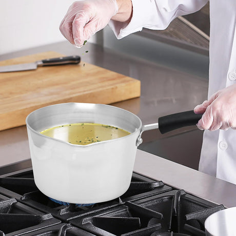 Raj Aluminum Saucepan with Handle KMP00M, Tea Pan Rice Pan Sauce Pan Milk Pan Coffee Pan - 16CM - (Medium) - Al Kabayel Discount CentreRaj Aluminum Saucepan with Handle KMP00M, Tea Pan Rice Pan Sauce Pan Milk Pan Coffee Pan - 16CM - (Medium)Frying Pans & SkilletsRAJAl Kabayel Discount Centre