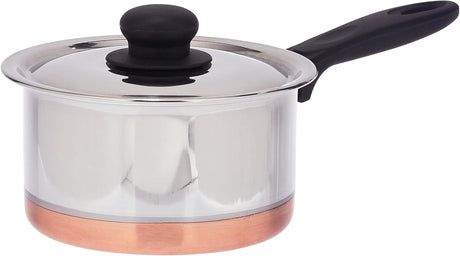 Raj Copper Bottom Saucepan Silver GCBSP3,Tea Pan Rice Pan , Sauce Pan Milk Pan Coffee Pan - 18.5CM(Large) - Al Kabayel Discount CentreRaj Copper Bottom Saucepan Silver GCBSP3,Tea Pan Rice Pan , Sauce Pan Milk Pan Coffee Pan - 18.5CM(Large)Frying Pans & SkilletsRAJAl Kabayel Discount Centre