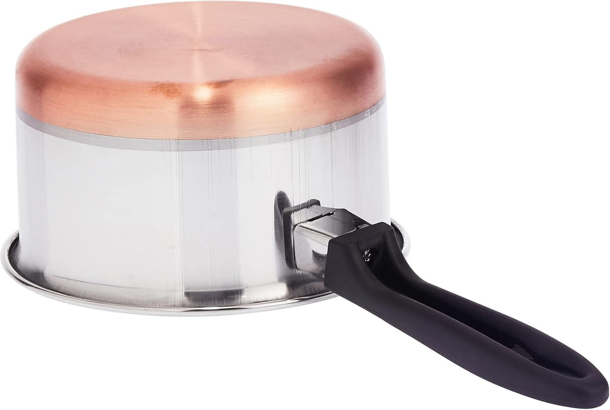 Raj Copper Bottom Saucepan Silver GCBSP3,Tea Pan Rice Pan , Sauce Pan Milk Pan Coffee Pan - 18.5CM(Large) - Al Kabayel Discount CentreRaj Copper Bottom Saucepan Silver GCBSP3,Tea Pan Rice Pan , Sauce Pan Milk Pan Coffee Pan - 18.5CM(Large)Frying Pans & SkilletsRAJAl Kabayel Discount Centre