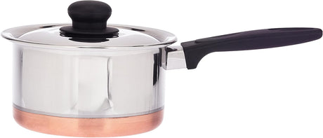 Raj Copper Bottom Saucepan Silver GCBSP3,Tea Pan Rice Pan , Sauce Pan Milk Pan Coffee Pan - 18.5CM(Large) - Al Kabayel Discount CentreRaj Copper Bottom Saucepan Silver GCBSP3,Tea Pan Rice Pan , Sauce Pan Milk Pan Coffee Pan - 18.5CM(Large)Frying Pans & SkilletsRAJAl Kabayel Discount Centre