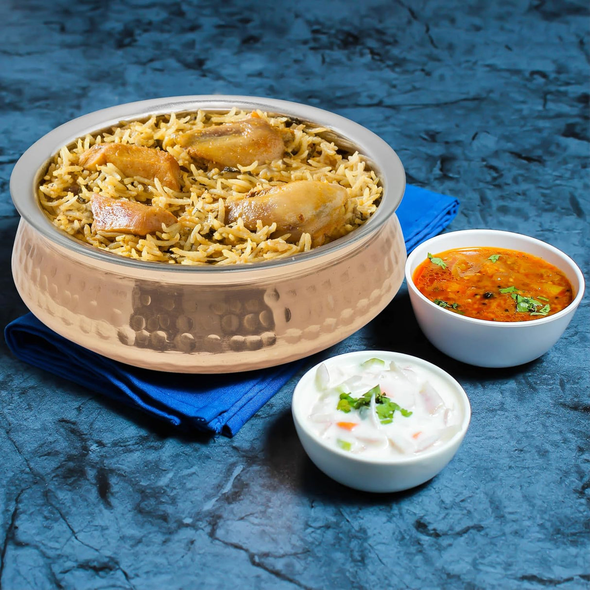 Raj Copper Handi Serving Bowl Without Lid Copper TCH003 Curry Bowl Briyani Bowl - 17CM - Al Kabayel Discount CentreRaj Copper Handi Serving Bowl Without Lid Copper TCH003 Curry Bowl Briyani Bowl - 17CMBowlsRAJAl Kabayel Discount Centre