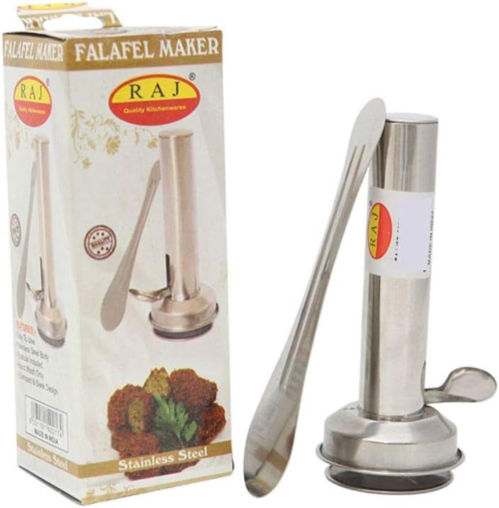 Raj Falafel Maker Set, Silver, 13 Cm, Stainless Steel, FM0001, Non - Stick Falafel Maker Tool , Meatballs , Medu Vada , Wada Maker , Doughnut Maker - Al Kabayel Discount CentreRaj Falafel Maker Set, Silver, 13 Cm, Stainless Steel, FM0001, Non - Stick Falafel Maker Tool , Meatballs , Medu Vada , Wada Maker , Doughnut MakerKitchen Utensils & GadgetsRAJAl Kabayel Discount Centre