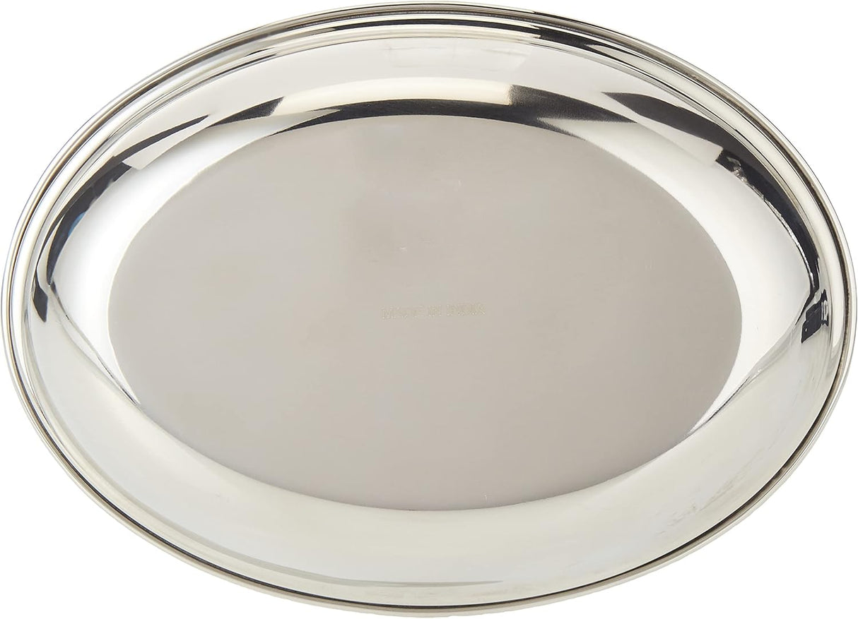 Raj Oval Stainless Steel Deep Serving Plate Silver ODP002, Soup Plate Salad Plate, Dessert Plate - 20CM - Al Kabayel Discount CentreRaj Oval Stainless Steel Deep Serving Plate Silver ODP002, Soup Plate Salad Plate, Dessert Plate - 20CMPlatesRAJAl Kabayel Discount Centre
